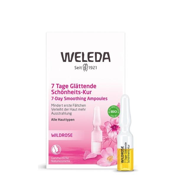 Růžový pleťový olej v ampulích - Weleda