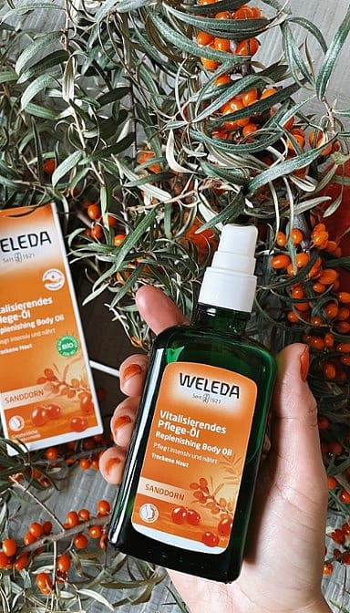 Rakytníkový pěsticí olej