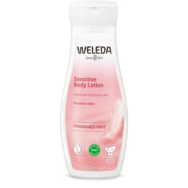Levně Weleda Jemné tělové mléko 200 ml na citlivou pokožku