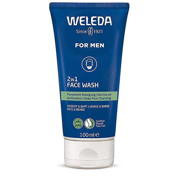 Levně Weleda For Men 2v1 Čistící gel na obličej a vousy