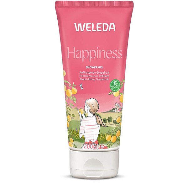 Levně Weleda HAPPINESS Grepový sprchový gel