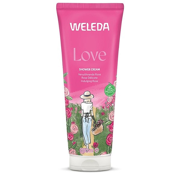 Weleda LOVE Růžový sprchový krém