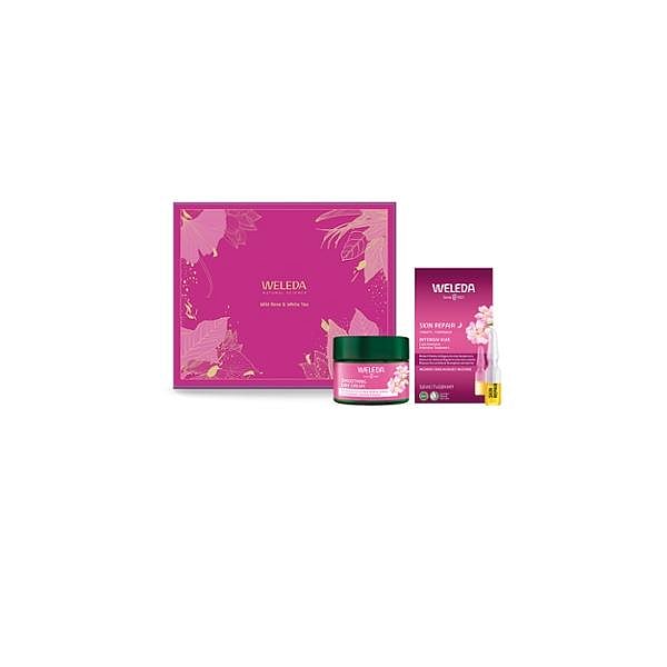 Levně Weleda Brightening Face Care Wild Rose & White Tea Duo