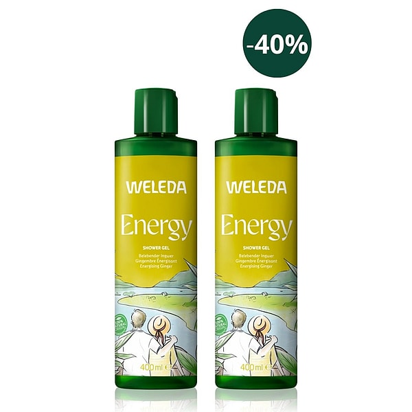 Levně Weleda ENERGY sprchový krém – výhodné balení 2× 400 ml